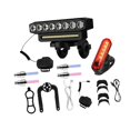 thumbnail image 1 of Almencla Bike Light 6 Modes 8 LED Bicycle Light Set for Cycling Night Riding Mountain B, 1 of 8