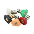 thumbnail image 2 of JWshufel High Pressure Washer Nozzle Set Stainless Steel 1 4 Inch Quick Connect 2.5 GPM 4000 PSI for Multi Functional Cleaning with 5 Color Coded Spray Tips and Quick Plug, 2 of 6