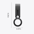 thumbnail image 4 of MesaSe Tracker Cover Keychain Tracker Leather Protector Key Finder Guard Case  for AirTag  Brown, 4 of 10