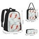 thumbnail image 2 of Balery Koi Fish Corals,Spring Summer Mochila Escolar 3 en 1 para Niños - Mochila Resistente con Lonchera Térmica y Estuche - Mochila Escolar para Niños y Niñas, 2 of 7