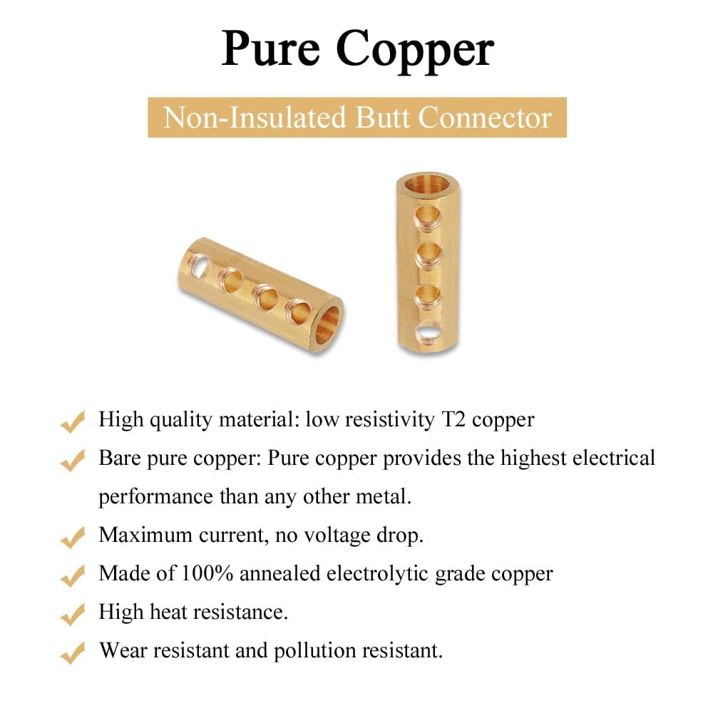 6810 Specification Cable Connector Nut Kit, 80 Fast Wire Connection Terminal, Circuit Connector Cable Connector with Screw and Waterproof Heat Shrink Tube (10 Sets)