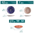 thumbnail image 2 of Vancasso Albero Dinner Plate for 6, Stoneware Dinnerware Plate Set, 18-Piece Multicolour Ceramic, Rustic Chic Style, 2 of 7