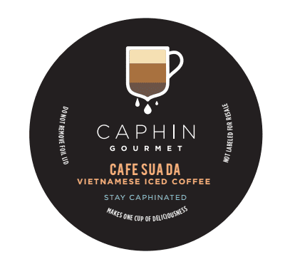 50 Count Caphin Gourmet Cafe Sua Da Vietnamese Coffee Single-Serve Coffee Pods for Keurig K Cups Brewers (50 Count Compatible with 2.0)