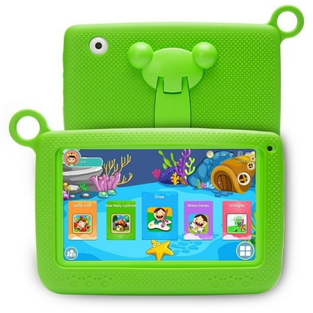 7 inch Kids Education Tablets Android 5.1 8GB, Kids Software Pre-Installed, Premium Parent Control, Educational Game Apps, WiFi, Bluetooth,