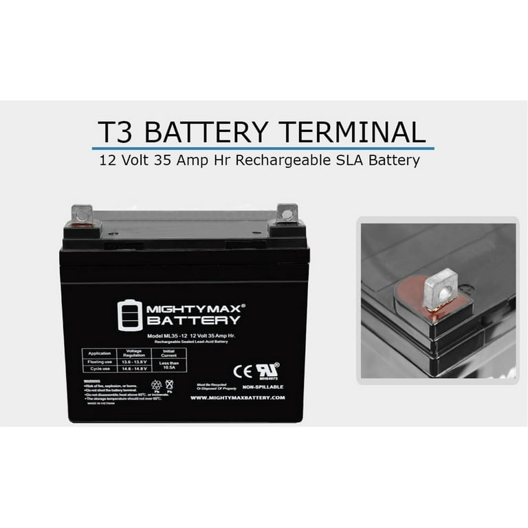12V 35AH SLA Battery for Toro Titan ZX6020 Zero-Turn Mower