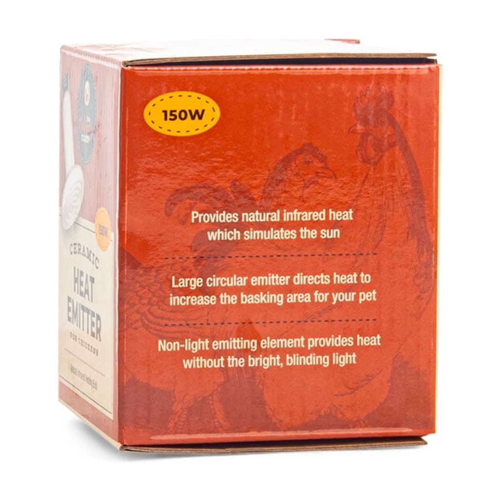 (4 pack) Fluker's Culinary Coop Ceramic Heat Emitter 150 Watt