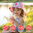 thumbnail image 3 of Toddler Baby Sun Hat Kids Summer UPF 50+ for Boys Girls Adjustable Beach Hats with Bucket Wide Brim Age 1-7 Years, 3 of 5