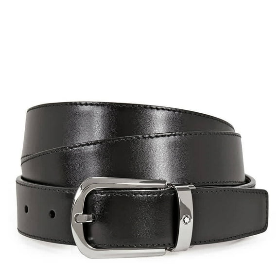 Montblanc Casual Curved Horseshoe Reversibe Belt 114412