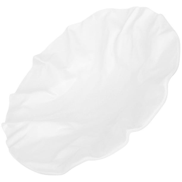 White Ceramic Plate for Home Use and Easy to Clean Perfect for Salad Dessert or Pasta 10.2 inches