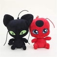 thumbnail image 4 of 2 unids/set Miraculous Ladybug Cat Plagg juguetes de peluche Lady Bug Animal relleno muñeca Xemadio LL-0621, 4 of 5