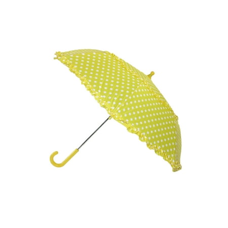 Polka Dot Ruffle Legging - iRain Kids' Hook Handle Ruffled Polka Dot Umbrella, Size: one size