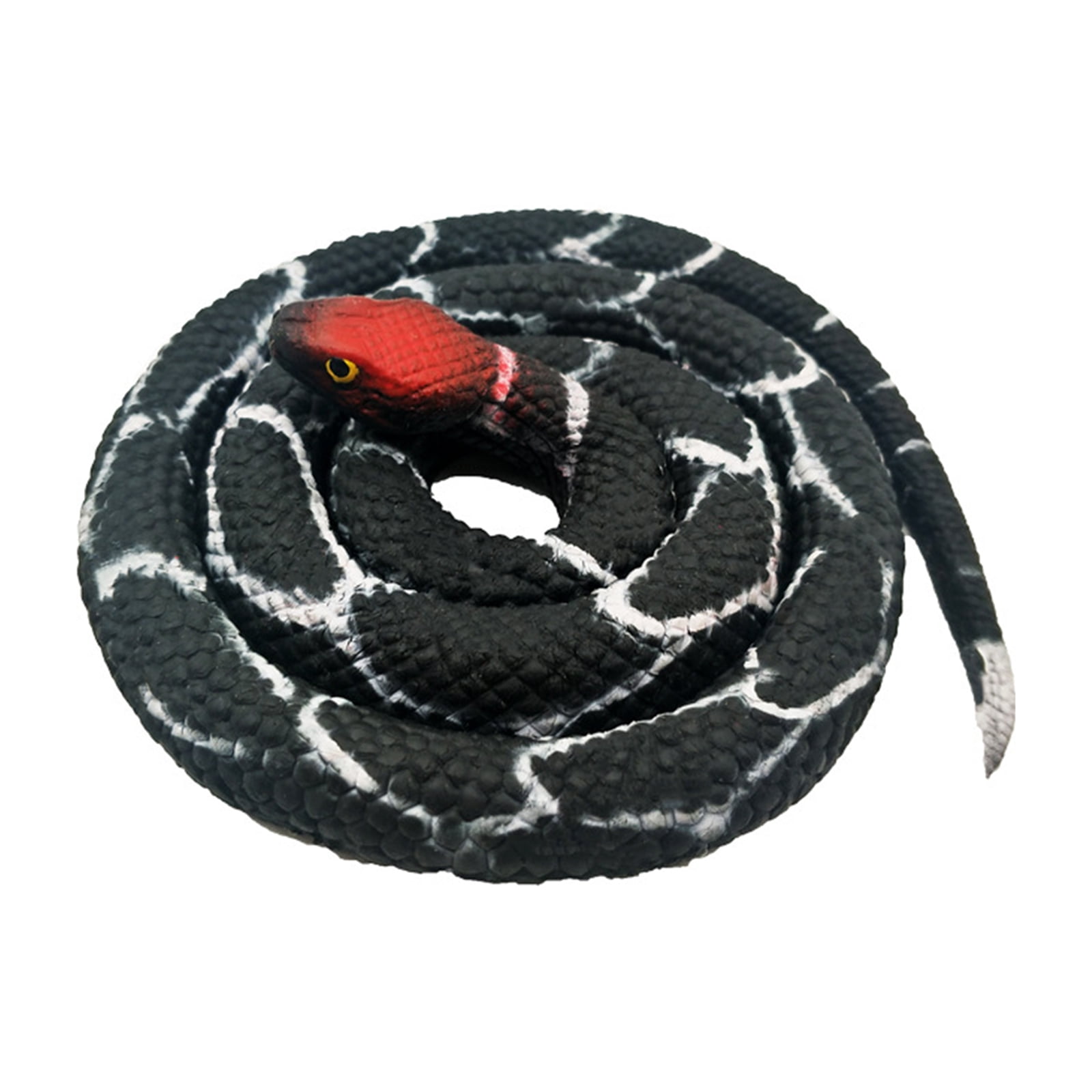 Hapeisy Realistic Fake Snakes Rubber Snakes Toys for Pranks, Halloween