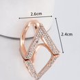 thumbnail image 1 of Hebilla de bufanda de seda tridimensional simple, joyería, hebilla de bufanda de perla multifuncional con diamantes de estilo coreano, hebilla de chal de tres anillos, accesorios de ropa, 1 of 6