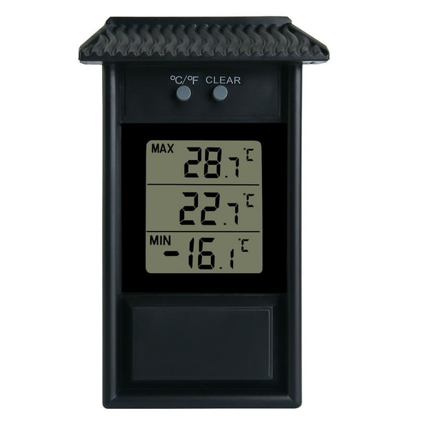 Toystoory Termómetros para exteriores Termómetro para invernadero Rango de temperatura máx./mín. -20-50 °C Termómetros B