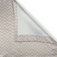 thumbnail image 5 of Ambesonne Retro Grommet Curtain, Geometric Chevron Zig Zag, 50" x 84", Cream and Lavender, 5 of 6