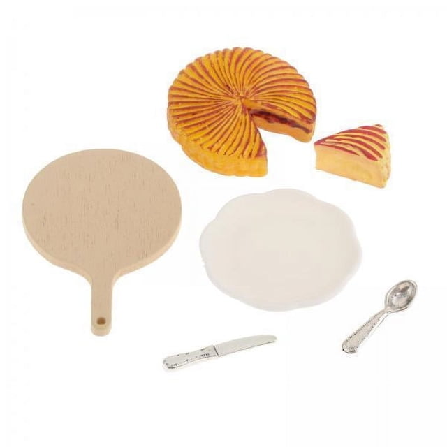 Juguetes de cocina para casas de muñecas,Accesorios para casas de muñecas en miniatura a escala 1/12,Pastel de comida para casa de muñecas escala 1:12 escala 1/24,accesorios para casa de