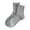 Gray, variant on Socks for Women Polka Dots Crew Socks Rolled Top Comfy Breathable Cute Socks Soft Lightweight Ankle Dress Socks