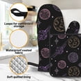 thumbnail image 2 of XMXT Heat Resistant Oven Mitts and Pot Holders Sets, Simple Pen Planet Print Oven Mitt Hot Pads Kitchen Cooking BBQ Gloves, 4 Pcs, 2 of 7