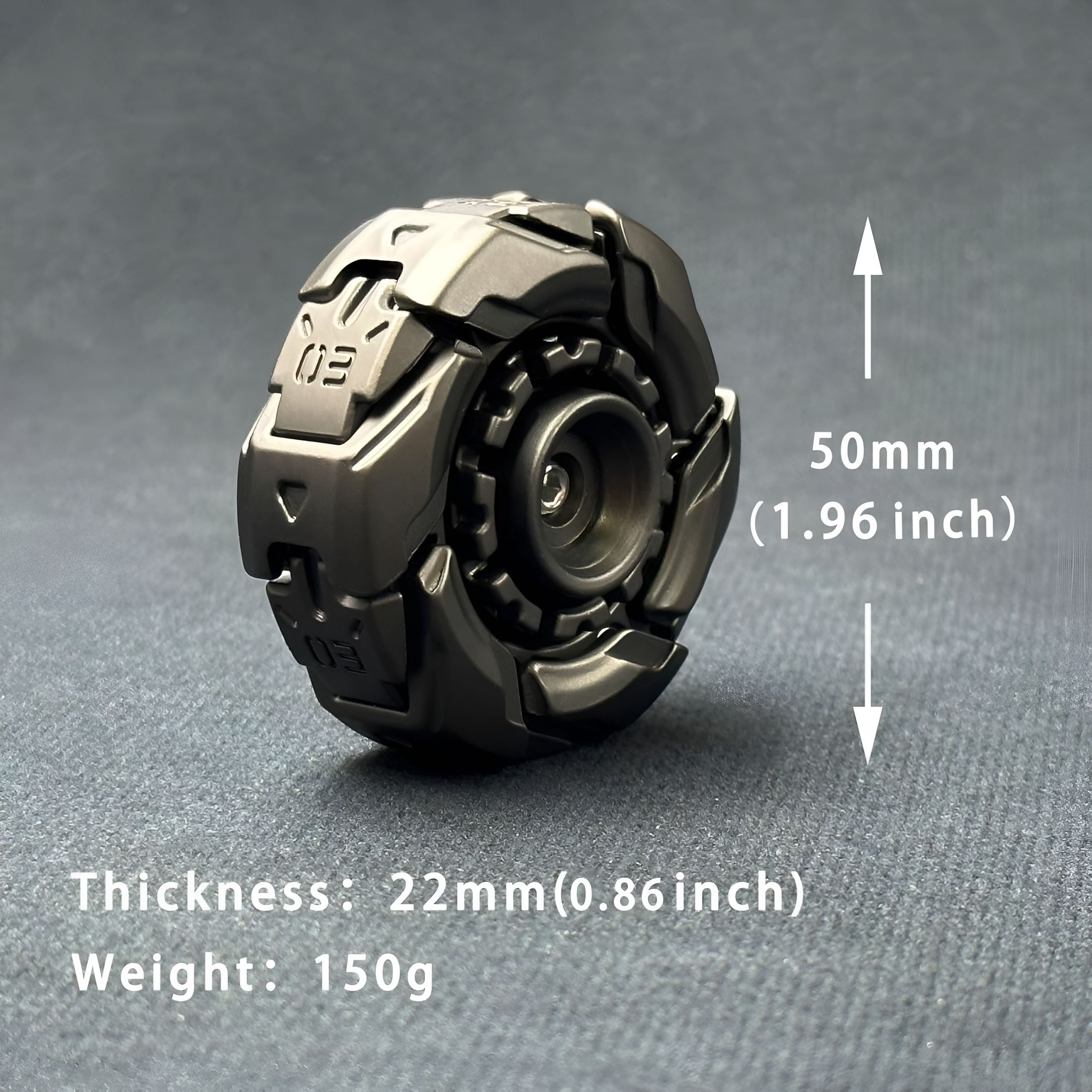 BESTSKY Fidget Sliders Open Armor Spinning Top Fidget Toys Stress Relief for Adults Magnetic Metal