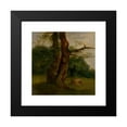 thumbnail image 2 of Jozef Božetech Klemens 15x15 Black Modern Framed Museum Art Print Titled - Study of a Leafy Tree (1860-1870), 2 of 5