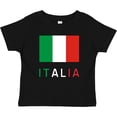 thumbnail image 3 of Inktastic Italy Flag & Italia Black Border Boys or Girls Baby T-Shirt, 3 of 5