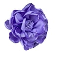 thumbnail image 4 of Broche de flores de 10 cm, delicado pasador de satén para el pelo, para regalar , para la de Púrpura, 4 of 8