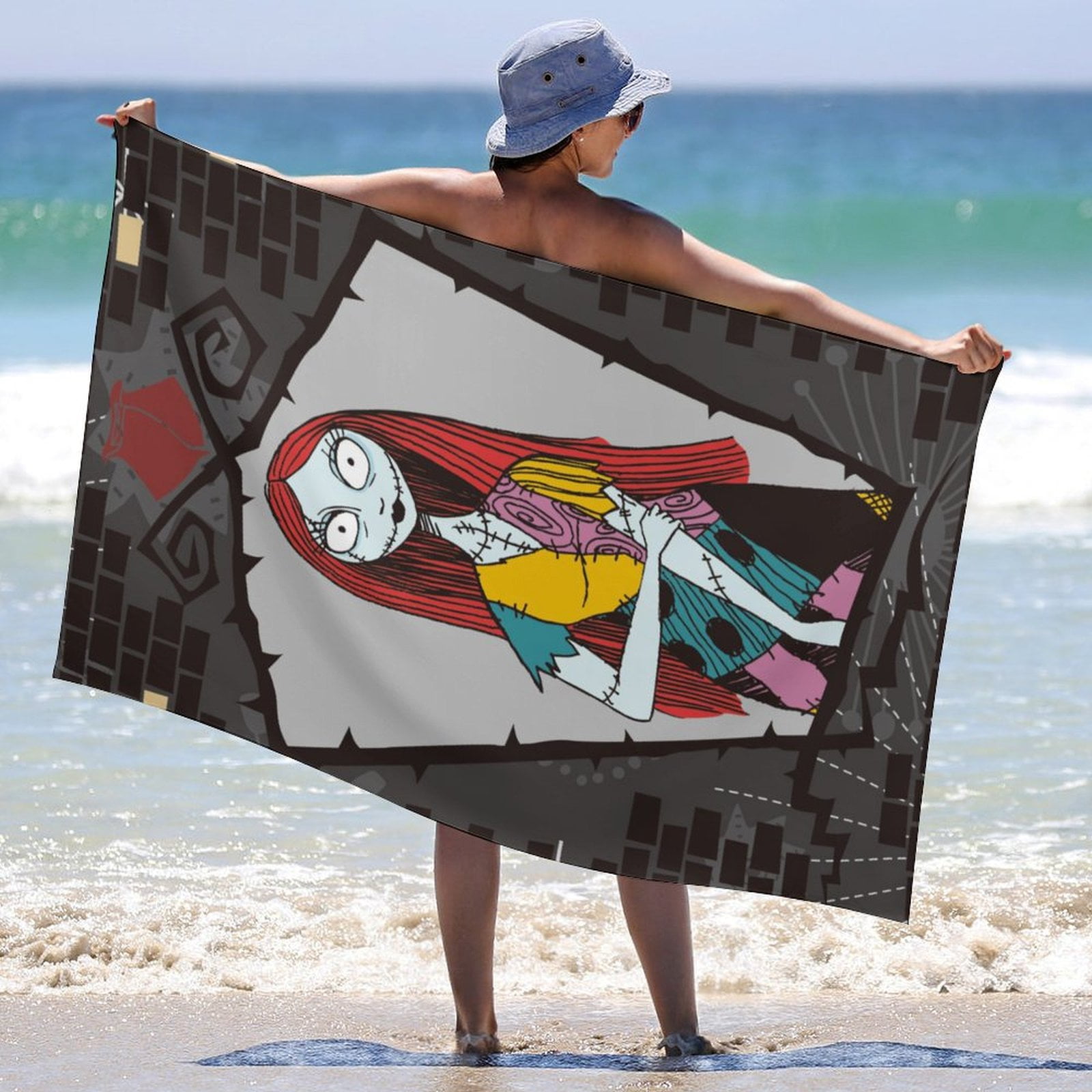 Cartoon Beach Towel - 140x70cm Quick Dry Microfiber Towel For Pool & Travel