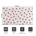 thumbnail image 5 of Red Strawberry Plants Fruit Dot White Pattern Door Rugs,Washable Non Slip Door Mats Indoor,Decorative Door Mats,Entry Mat Indoor for Entrance,Bedroom,Kitchen,Bathroom,17"x30", 5 of 6