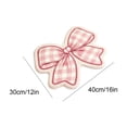 thumbnail image 3 of Cute Pink Bow Floor Rug, Non-Slip Stain Resistant Polyester Bedroom Mat, Soft Girly Decor Rug for Vanity Nursery Dorm Window, 3 of 8