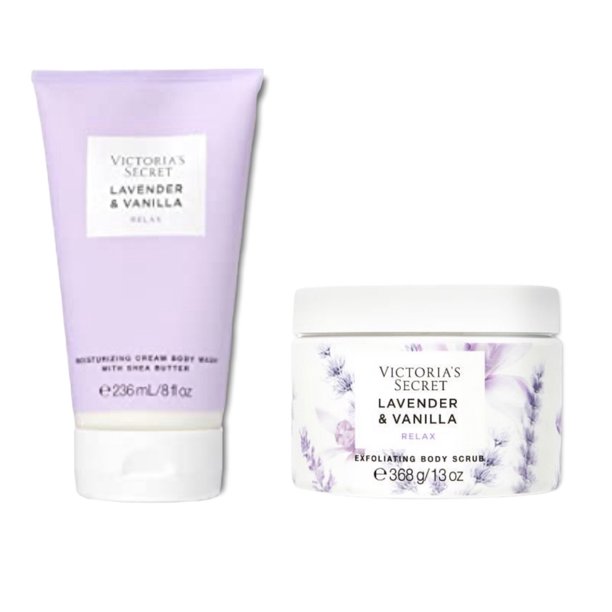 Victoria's Secret Natural Beauty Lavender & Vanilla Cream Body Wash
