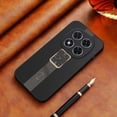 thumbnail image 2 of KADEM For Xiaomi Redmi Note 14 Pro 5G Case Leather TPU Acrylic Anti-Scratch Phone Cover - Green, 2 of 5