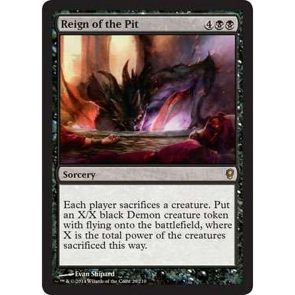 MtG Conspiracy Rare Reign of the Pit #29