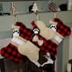 thumbnail image 5 of Pet Dog Christmas Stockings Set of 2, Buffalo Plaid Christmas Stockings Large Bone Shape Hanging Pets Stockings for Decorations Zhivalor Decoración, 5 of 7