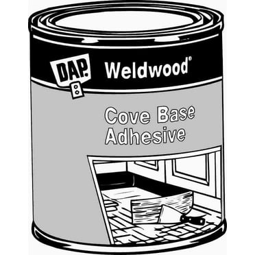 Dap 25053 1 Quart Weldwood Cove Base Adhesive