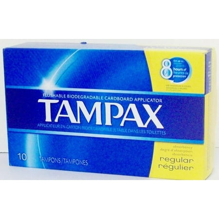 Tampax Regular Absorbency Unscented Tampons, 10 ct - Foods Co.