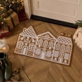 thumbnail image 6 of Christmas Door Mat Gingerbread House Doormat Outdoor Merry Christmas Welcome Mat Dirt-Scraping Floor Mats for Front Door Entryway Patio Home Festive Decor by MPOISVA, 6 of 8