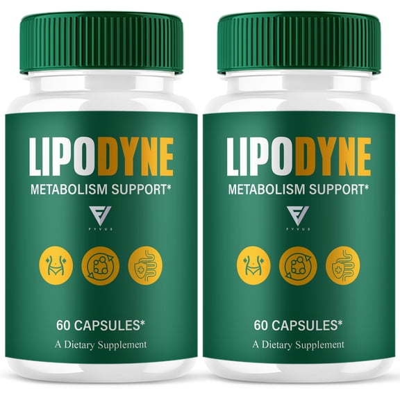 (2 Pack) Lipodyne Premium Health Management Supplement, Lypodyne (120 Capsules)