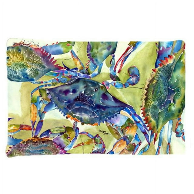 Carolines Treasures 8512PILLOWCASE Crab All Over Moisture Wicking Fabric Standard Pillowcase