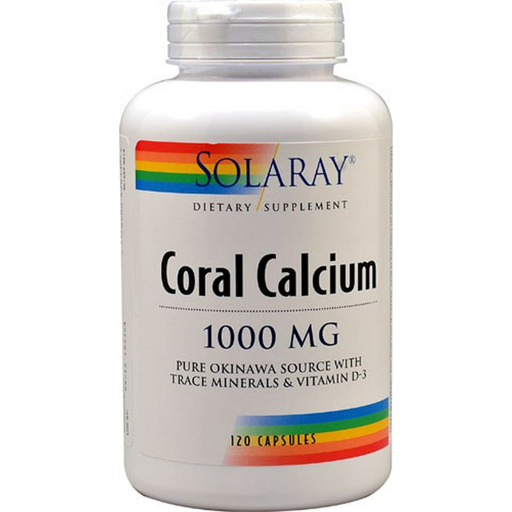 Solaray Coral Calcium 250 mg 120 Capsules