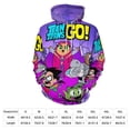 thumbnail image 2 of Teen Titans Go Hoodie 3D Print Pullover Hooded Long Sleeve Sweatshirts Tops Blouse with Pocket for Mens Womens, 2 of 7