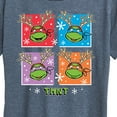 thumbnail image 3 of Teenage Muntant Ninja Turtles -  Character Grid - Women's Short Sleeve Graphic T-Shirt, 3 of 5