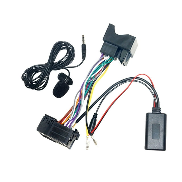 Kenally Adaptador inalámbrico para coche, conjunto de accesorios de conector estable pequeño para vehículo Universal, reemplazo para E60 Cambiadores de CD de coche