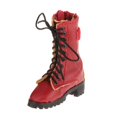 thumbnail image 2 of kusrkot Custom 1/6 Scale Middle Leather Boots Shoes for HT Toy 12 Inch Figure Women Body red, 2 of 9