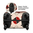 thumbnail image 4 of Vsdgher Red Ladybug Print Luggage Cover Washable Suitcase Cover Protector Anti-scratch Suitcase cover Fits 18-32 Inch Luggage, 4 of 8