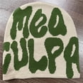 thumbnail image 1 of Tuque Y2k pour Femmes, Bonnet Ample Tricoté, Accessoires Y2k, Bonnets Skull, Mea-Culpa, Bonnet Graphique, Tuque, 1 of 6