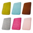 thumbnail image 4 of Kearding Esteras de baño absorbentes estupendas de la espuma del terciopelo coralino para la absorción de agua fuerte seca y segura del cuarto Juegos de accesorios de baño Rosado 40*60cm, 4 of 6