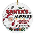 thumbnail image 2 of Santa’s Favorite Automotive Detailer Christmas Ornament 2025, Automotive Detailer Ornaments, Christmas Hanging Ornament, Xmas, 2 of 4