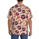 thumbnail image 3 of Fotbe rock music Skull record Camisa Estampada de Manga Corta para Hombre, Casual de Verano, Estilo Playero, Sin Arrugas-3X-Large, 3 of 5