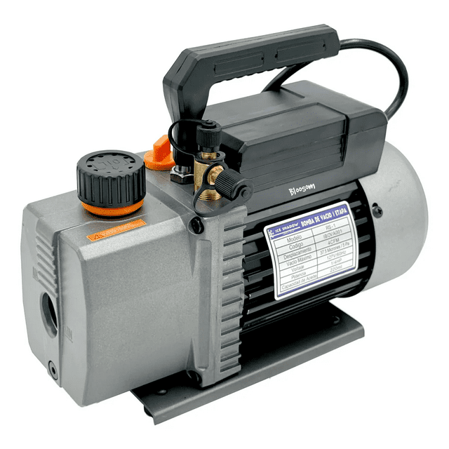 Bomba De Vacio Bloosom 1/4 Hp 1 Etapa Refrigeracion Minisplits Clima Gris