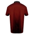 thumbnail image 3 of Men's Casual Chef Suit, Solid Color Short Sleeve Professional Kitchen Uniform for Restaurant Hotel Chefs Comfortable Stylish Wear,Deep Red M, 3 of 5